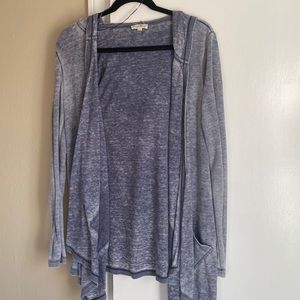 Cozy cardigan with hood